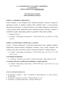 Danubio Maria Enrica - Antropologia