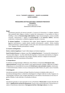 Filosofia - ISIS “Carducci