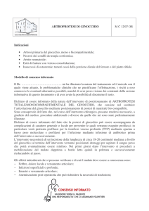 artroprotesi ginocchio - Casa di cura Montanari