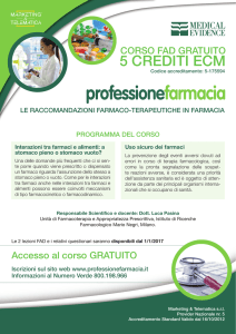 Le raccomandazioni farmaco-terapeutiche in farmacia