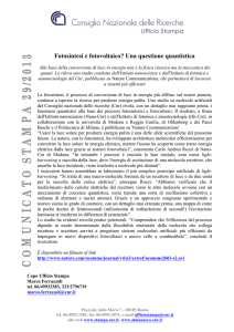 Fotosintesi e fotovoltaico? Una questione quantistica - Cnr-Nano