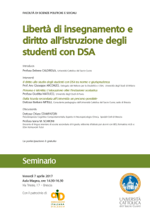 Libertà di insegnamento e diritto all`istruzione degli studenti con DSA