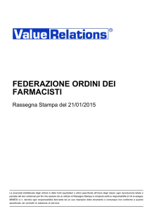 Rassegna Stampa - Ordine dei Farmacisti di Salerno
