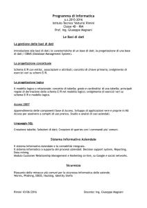 Programma di Informatica