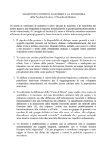1 Manifesto contro il razzismo