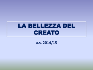 LA BELLEZZA DEL CREATO