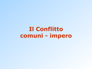 Il Conflitto comuni - impero