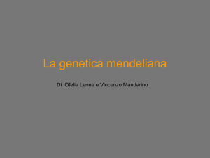 La genetica mendeliana