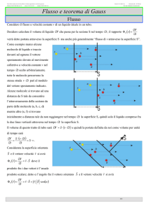 Flusso e teorema di Gauss