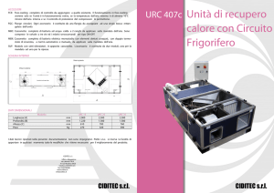 Unità di recupero calore con Circuito Frigorifero
