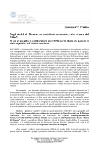 Comunicato - Università di Trento