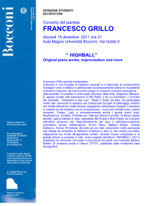 francesco grillo - Università Bocconi