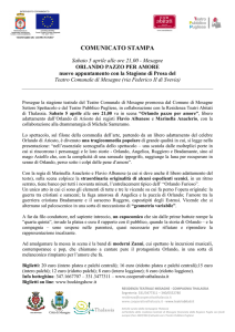 COMUNICATO STAMPA - Città di Mesagne
