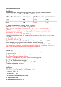 ESERCIZI sul capitolo 24