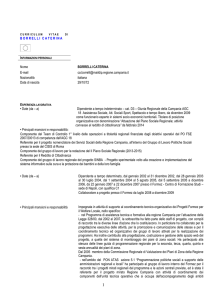 Borrelli Caterina - Regione Campania