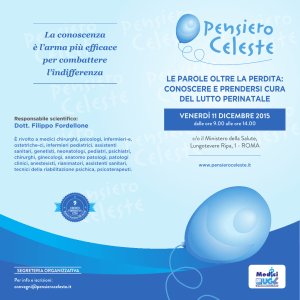 LE PAROLE OLTRE LA PERDITA: CONOSCERE