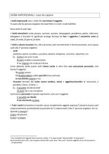 Verbi impersonali
