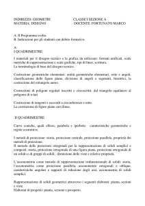 INDIRIZZO: GEOMETRI CLASSE I SEZIONE A MATERIA: DISEGNO