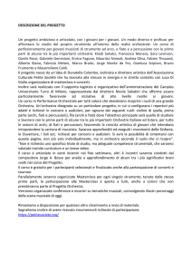Descrizione Progetto