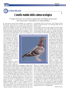 L`anello malato della catena ecologica