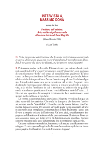 intervista a massimo donà