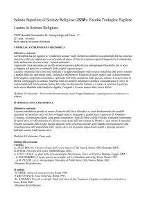 Istituto Superiore di Scienze Religiose (ISSR)