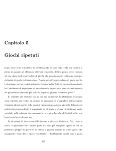 Giochi ripetuti - Fioravante Patrone