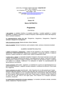 Programma - Scuole Maestre Pie Rimini