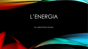 l`energia - Scuola Campostrini
