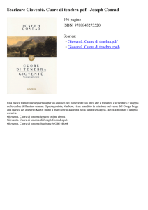 Gioventù. Cuore di tenebra