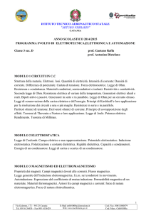 Programma di Elettrotecnica, Elettronica e Automazione