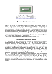 La maza di Giunone Sospita a Lanuvio