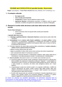 TEORIE del CONFLITTO -
