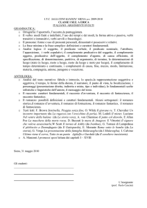 o Ortografia: l`apostrofo, l`accento,la punteggiatura. o Il verbo
