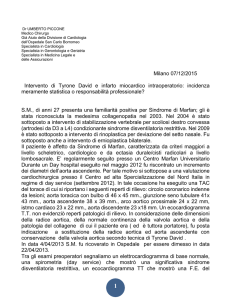 Tecnica Tyrone David – Complicanza o colpa