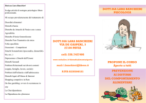 Corso Disturbi Alimentari - Disturbi Alimentari, Psicologa Pavia, Lara