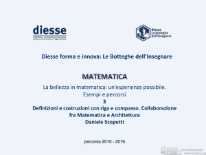 Daniele Scopetti: Definizioni e costruzioni con riga e