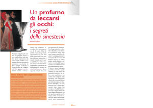 Un profumo da leccarsi gli occhi: i segreti della sinestesia