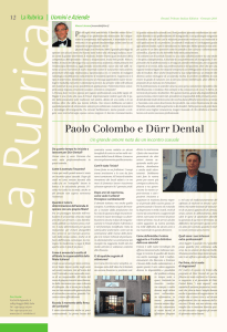 Paolo Colombo e Dürr Dental - Dental Tribune International