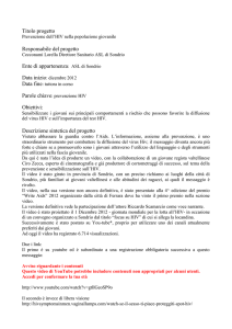 Vietato abbassare la guardia contro l`Aids