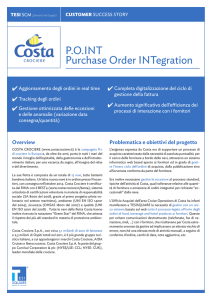 COSTA CROCIERE Custome Success Story TESI