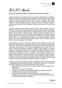 Benessere del bambino nelle scuole finlandesi