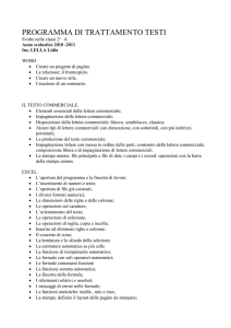 programma di trattamento testi