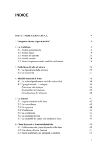 Indice La padronanza linguistica