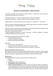 edema polmonare cardiogeno