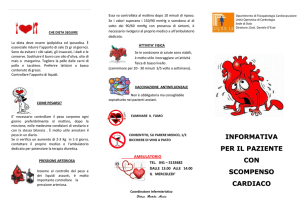 informativa per il paziente con scompenso cardiaco