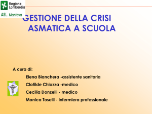 crisi asmatica - Istituto comprensivo "A. Parazzi" di Viadana