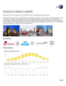 SCUOLA DI LINGUE A LONDRA