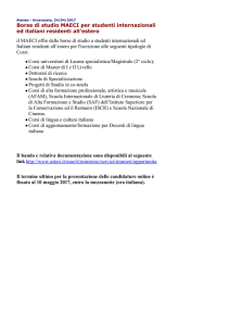 Borse di studio MAECI per studenti internazionali ed italiani