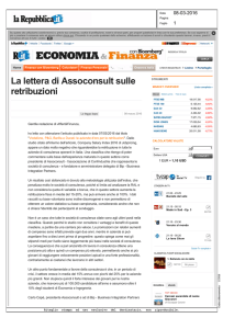 La lettera di Assoconsult sulle retribuzioni